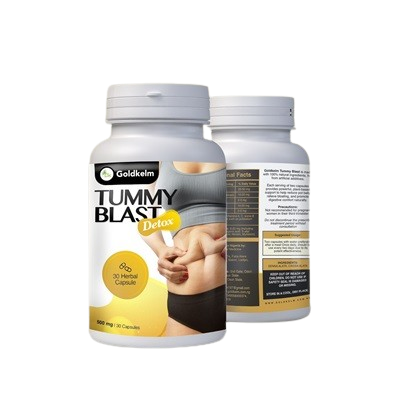 Goldkelm Flat Tummy Capsule is formulated to support digestive health, encourage a healthy metabolism, and help you maintain a flatter-looking tummy as part of a healthy lifestyle.
